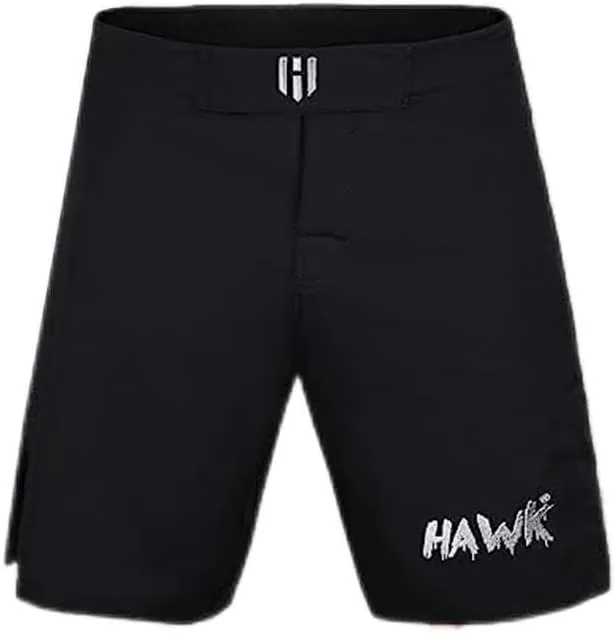 Hawk Sports Athletic Shorts for Men and Women, No Gi MMA Shorts for Boxing, Kickboxing, Jiu Jitsu, Muay Thai, and Wrestling.