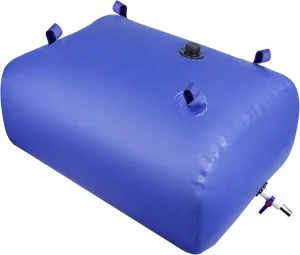 Heavy-Duty Water Storage Bladder - 142Gal/540L with Stainless Steel Fittings, Leak-Proof & Durable Cistern – Portable Tank for Emergency, Farming, Camping, and RV Use