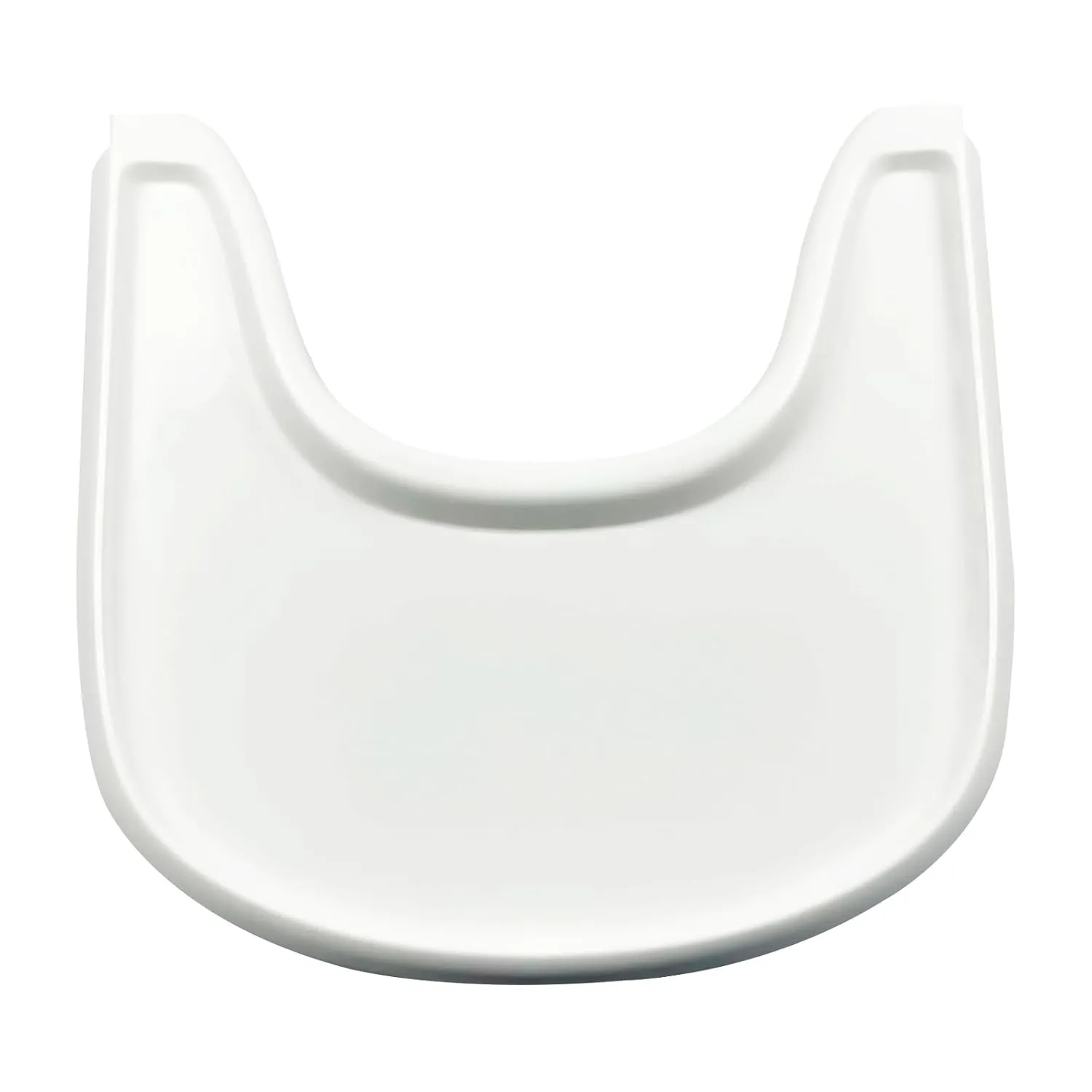 High Chair Tray Compatible with Stokke Tripp Trapp Chair with Smooth Surface and Strong Suction - Made from Food Safe Plastic (BPA BPS BPF Lead and Phthalate Free) - White