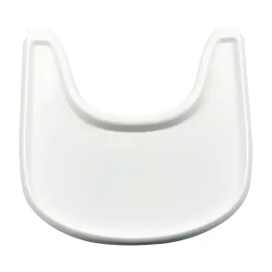 High Chair Tray Compatible with Stokke Tripp Trapp Chair with Smooth Surface and Strong Suction - Made from Food Safe Plastic (BPA BPS BPF Lead and Phthalate Free) - White