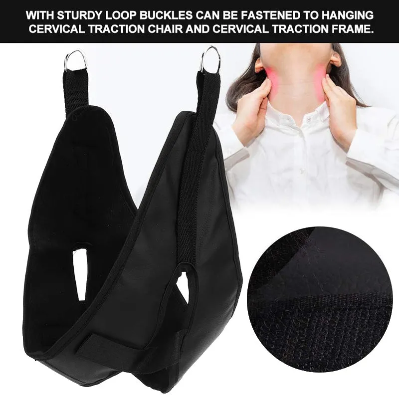 High-Quality Cervical Neck Traction Device for Home Use, Over-Door Neck Stretcher Hammock, Pain Relief & Spine Correction Brace for Physical Therapy