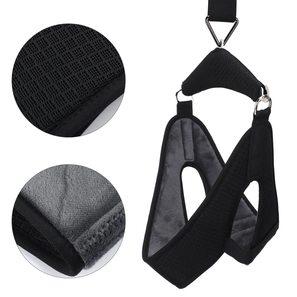 High-Quality Cervical Neck Traction Device for Home Use, Over-Door Neck Stretcher Hammock, Pain Relief & Spine Correction Brace for Physical Therapy