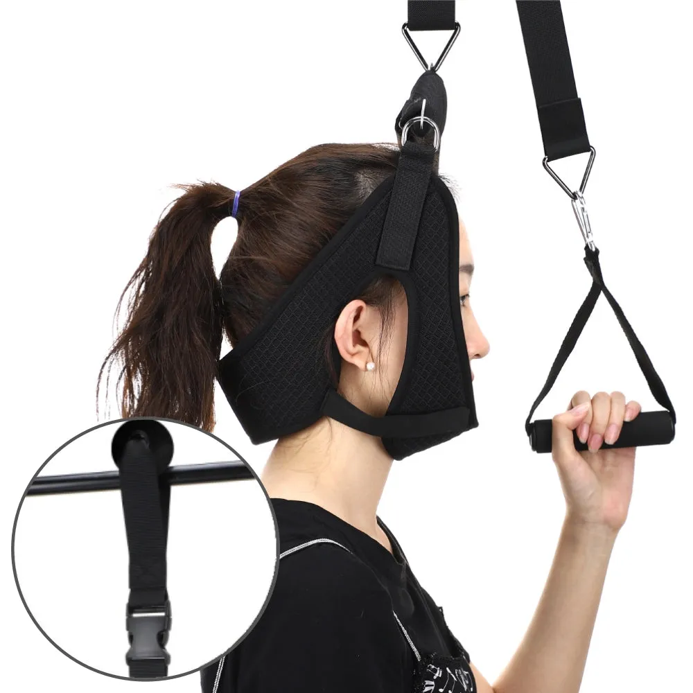 High-Quality Cervical Neck Traction Device for Home Use, Over-Door Neck Stretcher Hammock, Pain Relief & Spine Correction Brace for Physical Therapy