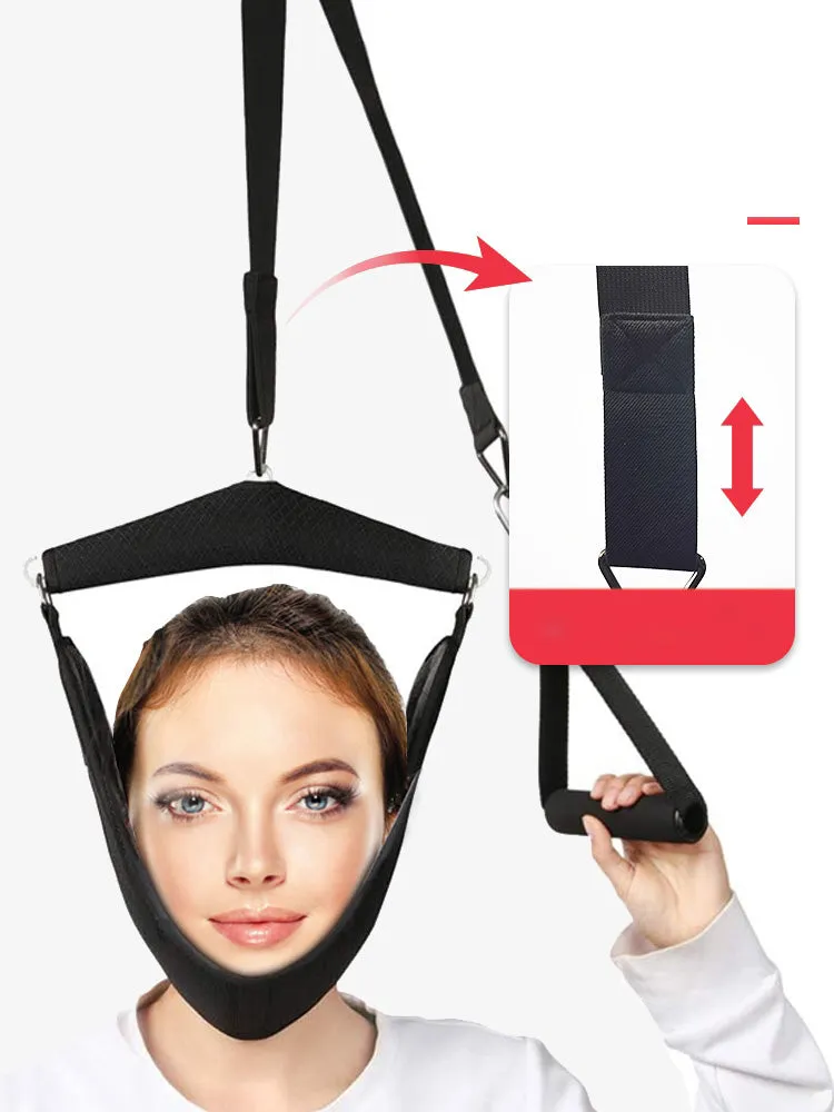 High-Quality Cervical Neck Traction Device for Home Use, Over-Door Neck Stretcher Hammock, Pain Relief & Spine Correction Brace for Physical Therapy