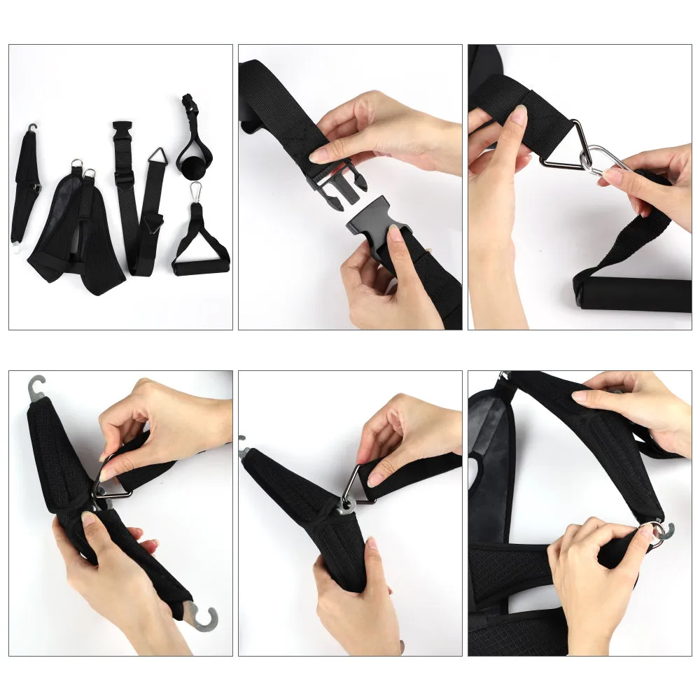 High-Quality Cervical Neck Traction Device for Home Use, Over-Door Neck Stretcher Hammock, Pain Relief & Spine Correction Brace for Physical Therapy