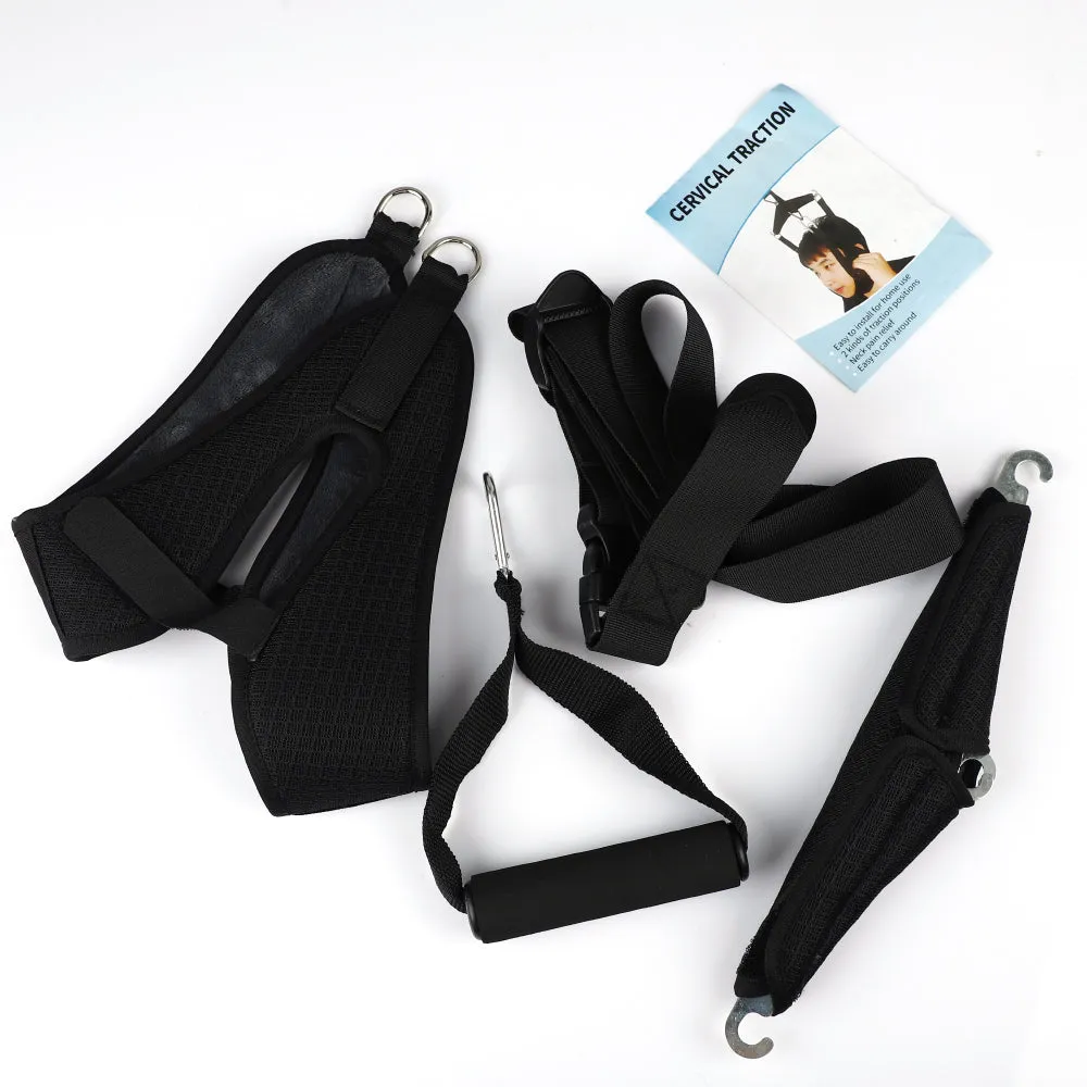 High-Quality Cervical Neck Traction Device for Home Use, Over-Door Neck Stretcher Hammock, Pain Relief & Spine Correction Brace for Physical Therapy