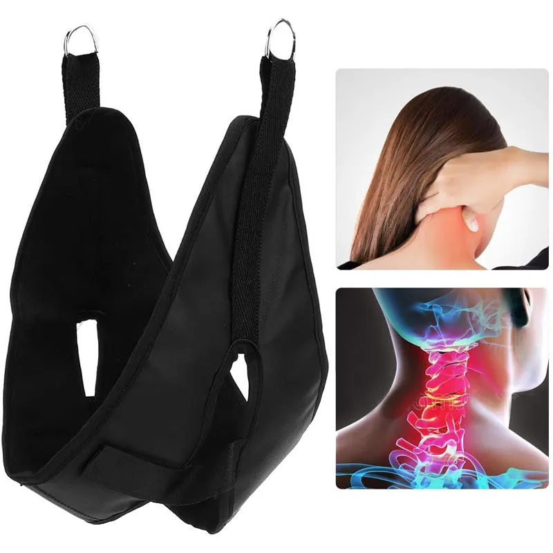 High-Quality Cervical Neck Traction Device for Home Use, Over-Door Neck Stretcher Hammock, Pain Relief & Spine Correction Brace for Physical Therapy