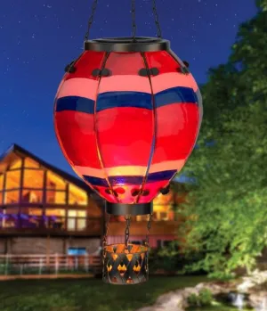 Hot Air Balloon Solar Lantern LG- Stripe