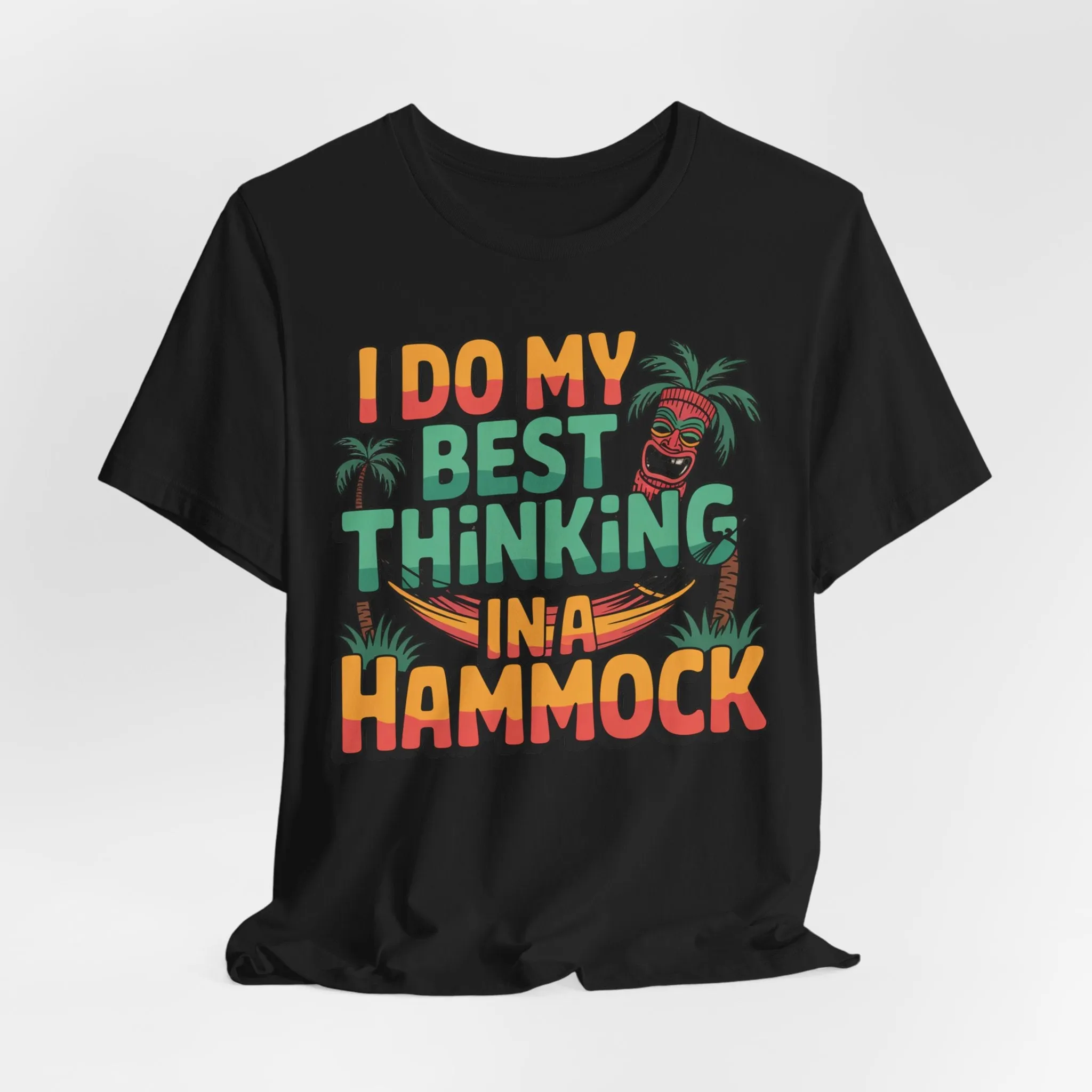I Do My Best Thinking in a Hammock Tiki T-Shirt