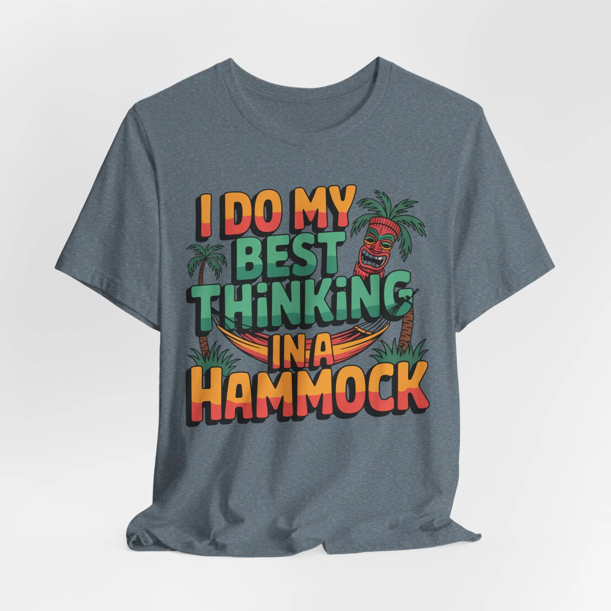I Do My Best Thinking in a Hammock Tiki T-Shirt