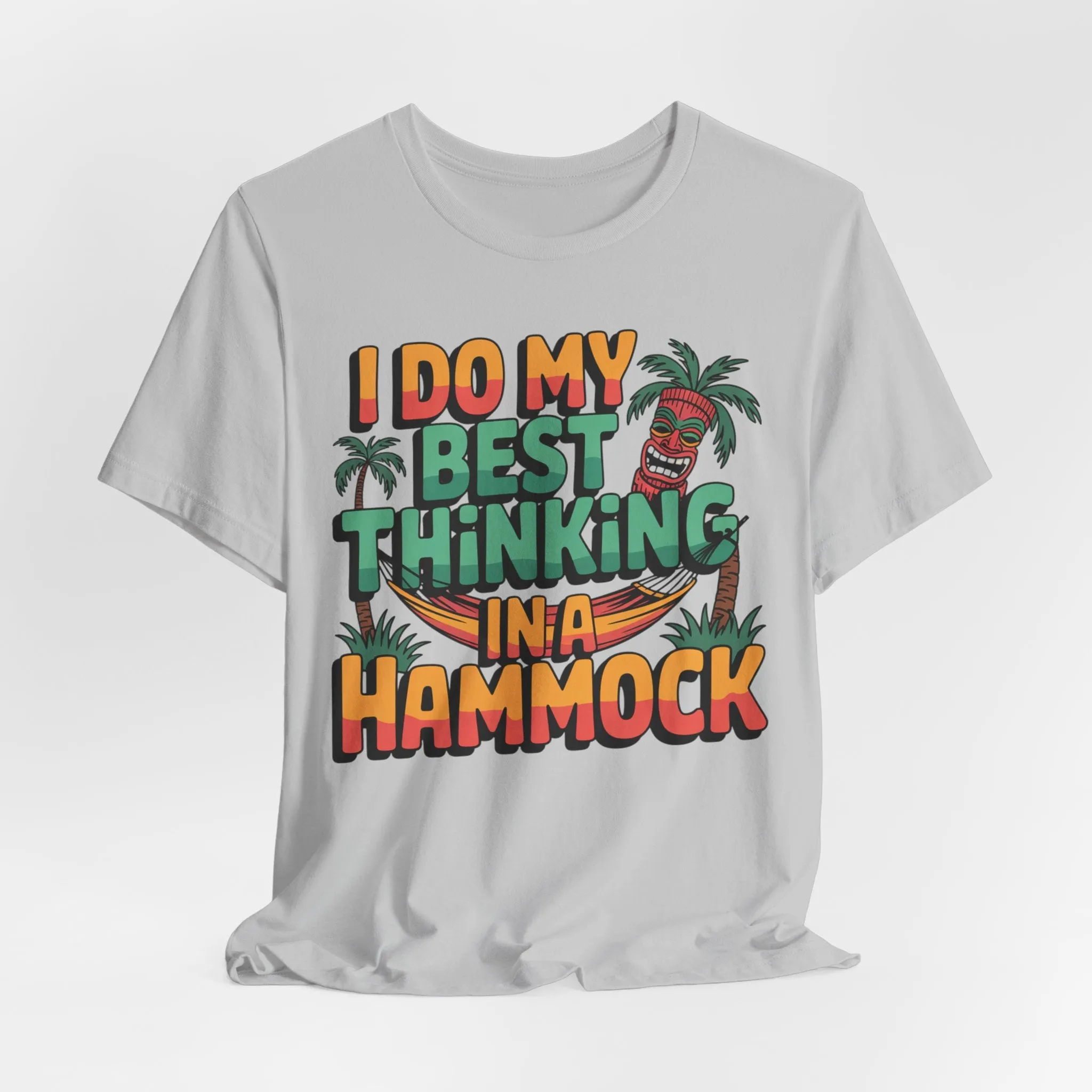 I Do My Best Thinking in a Hammock Tiki T-Shirt