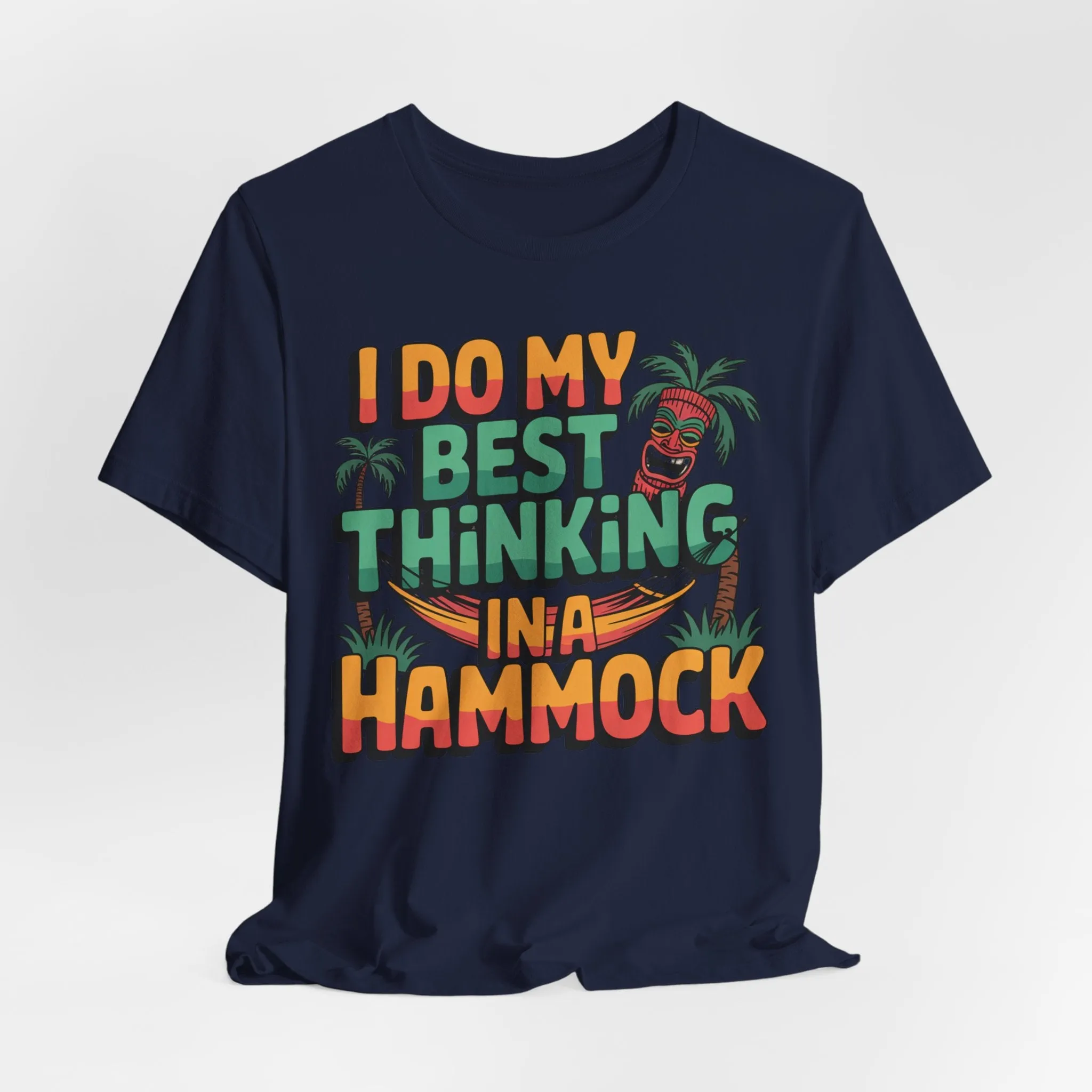 I Do My Best Thinking in a Hammock Tiki T-Shirt