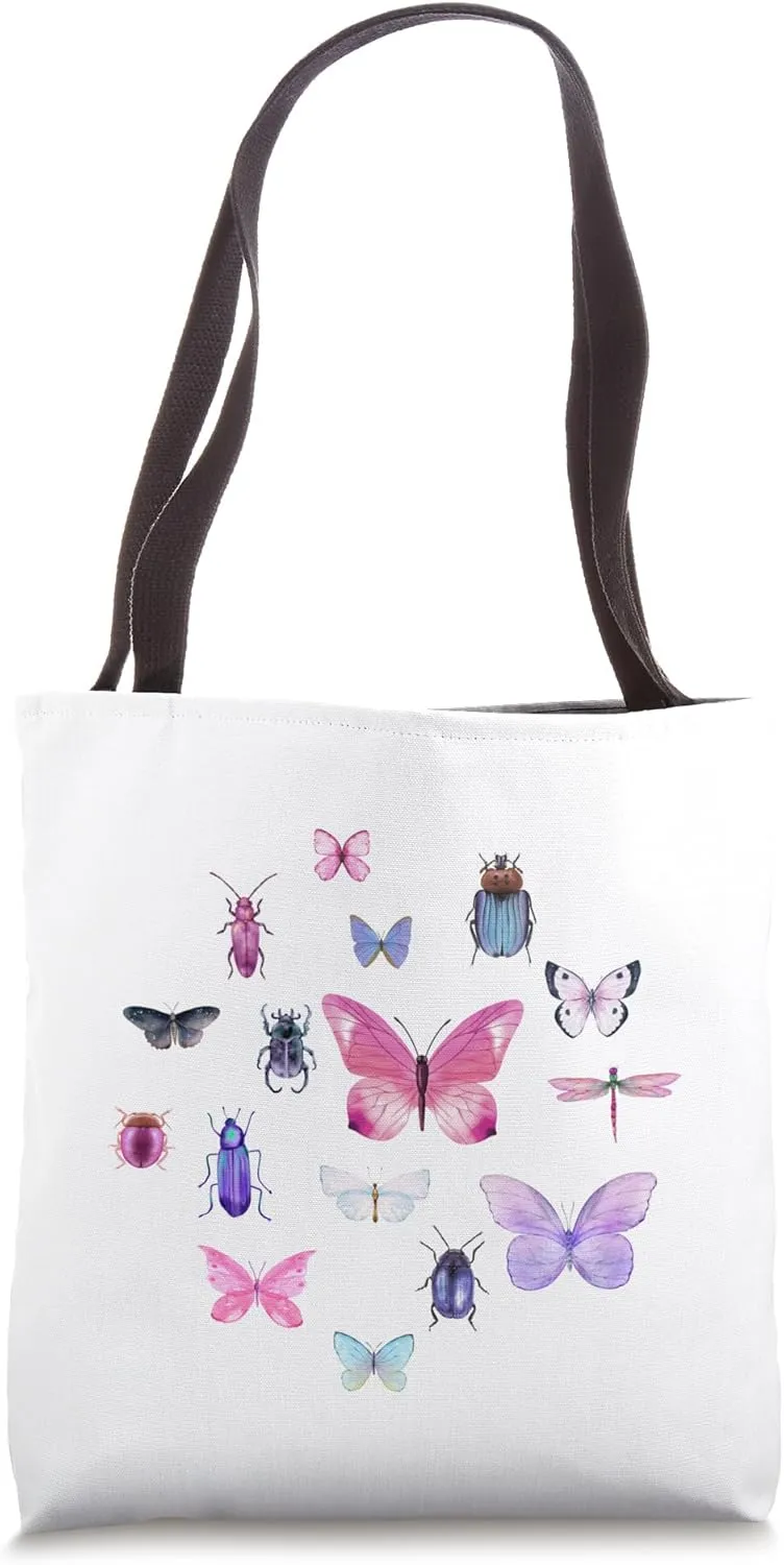 Insect and Butterfly Specimen Collection by Gilded Lillie Tote Bag