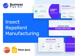 Insect Repellent Manufacturing Pitch Deck Example