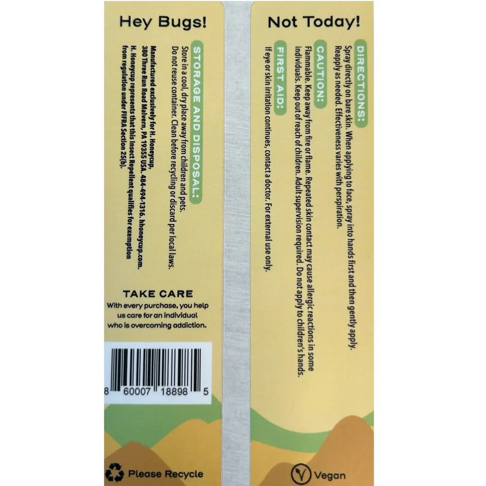 Insect Repellent Spray Lemon Eucalyptus