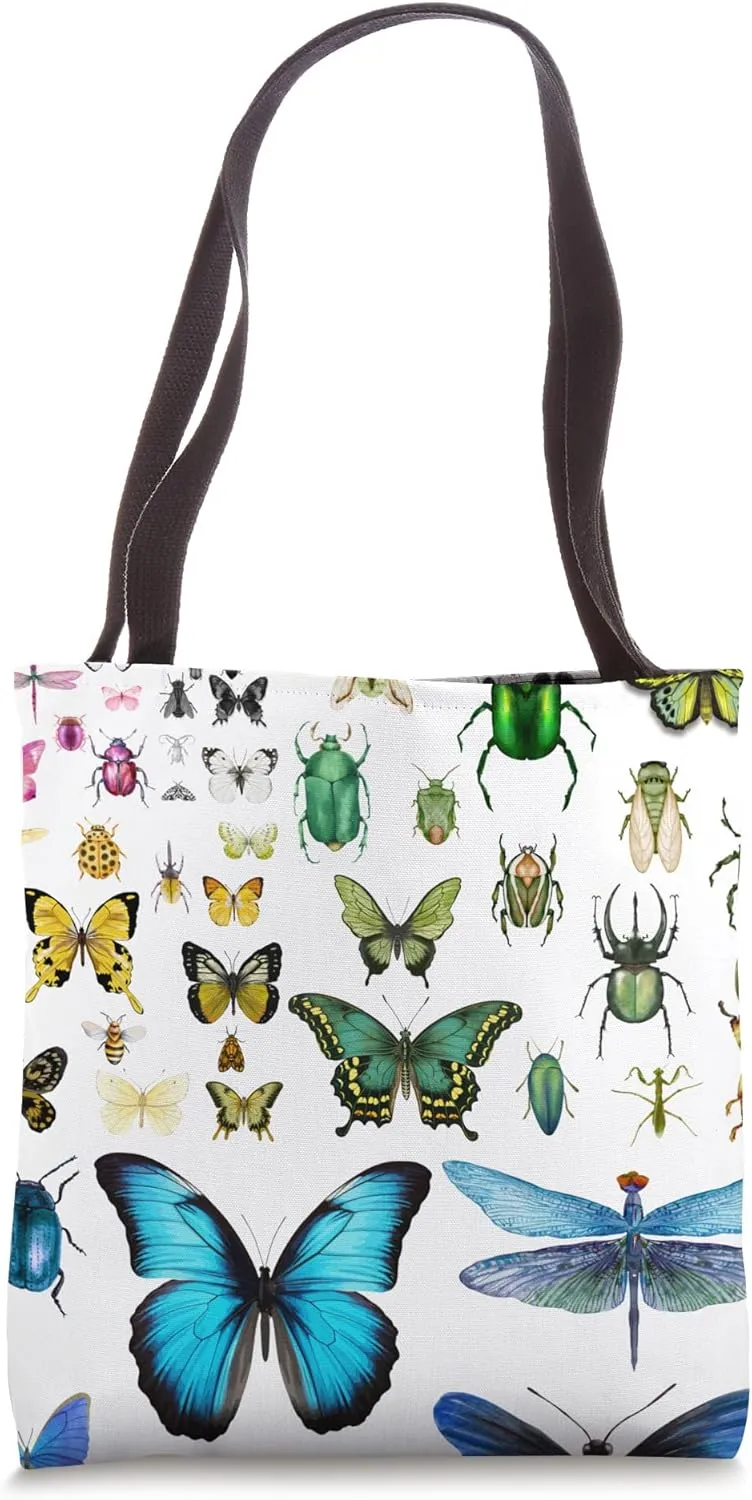 Insect Specimen Collection Design by Gilded Lillie Tote Bag