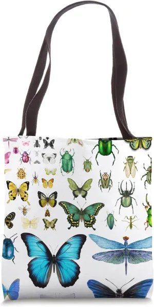 Insect Specimen Collection Design by Gilded Lillie Tote Bag