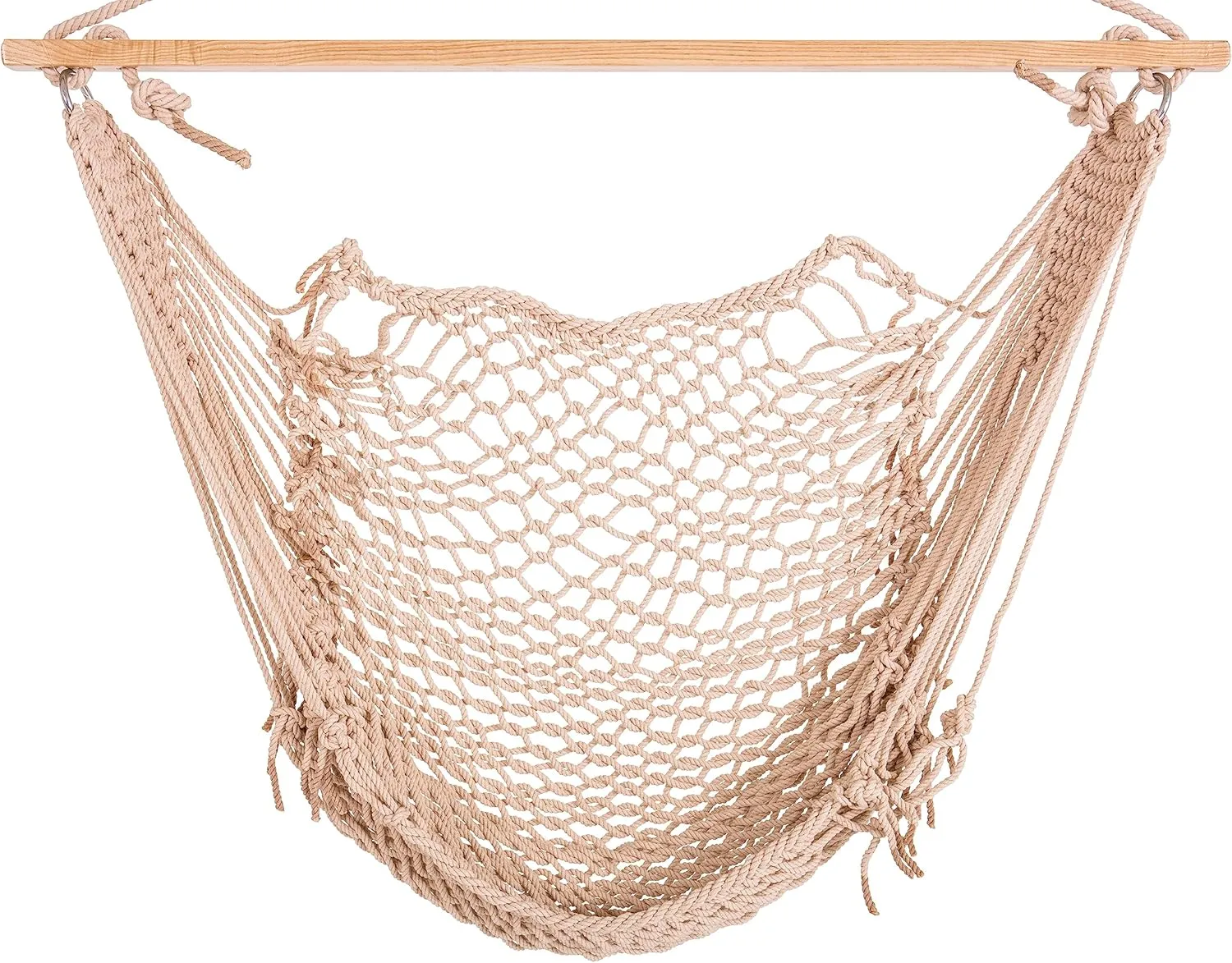 Jack and June Cotton Hand-Woven Adult Hammock Swing Playset Attachment