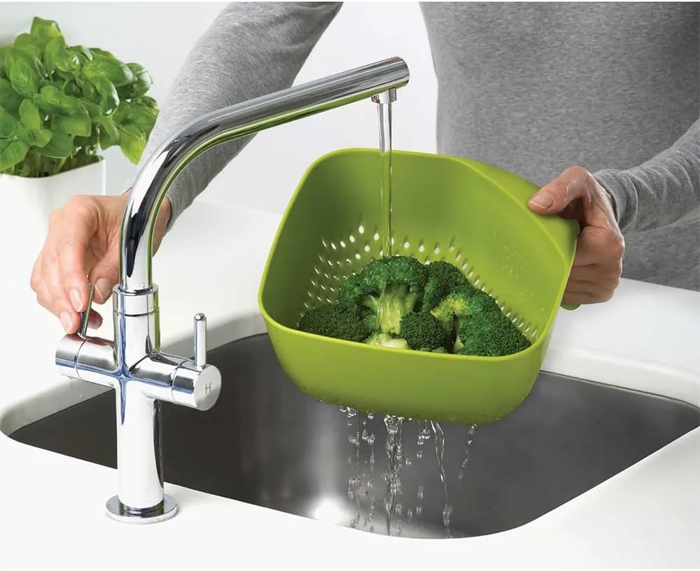 Joseph Joseph 40088 Square Colander, Medium, Green