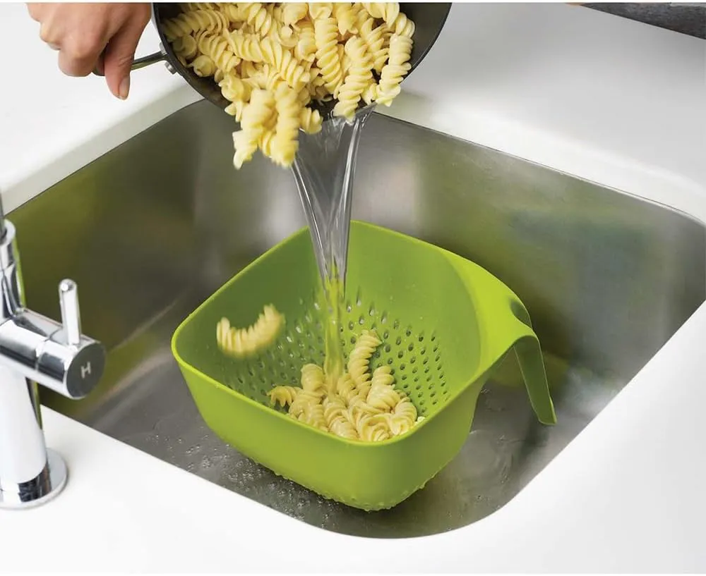 Joseph Joseph 40088 Square Colander, Medium, Green