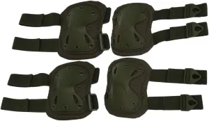Knee And Elbow Pads Adult, 4 Pcs Outdoor Kneepad Elbow Support Cycling Leg Equipment Adult Knee Pads And Elbow Pads Set 3D Design for Field Game, Mountain Climbing