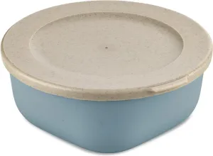 Koziol Connect Box 7274716 0.7 Litres with Lid Natural Flower Blue