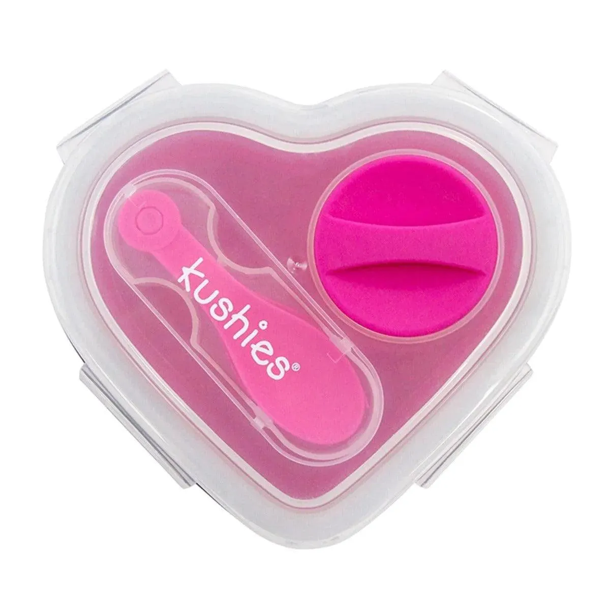 Kushies Silibox Silicone Container & Utensils Set
