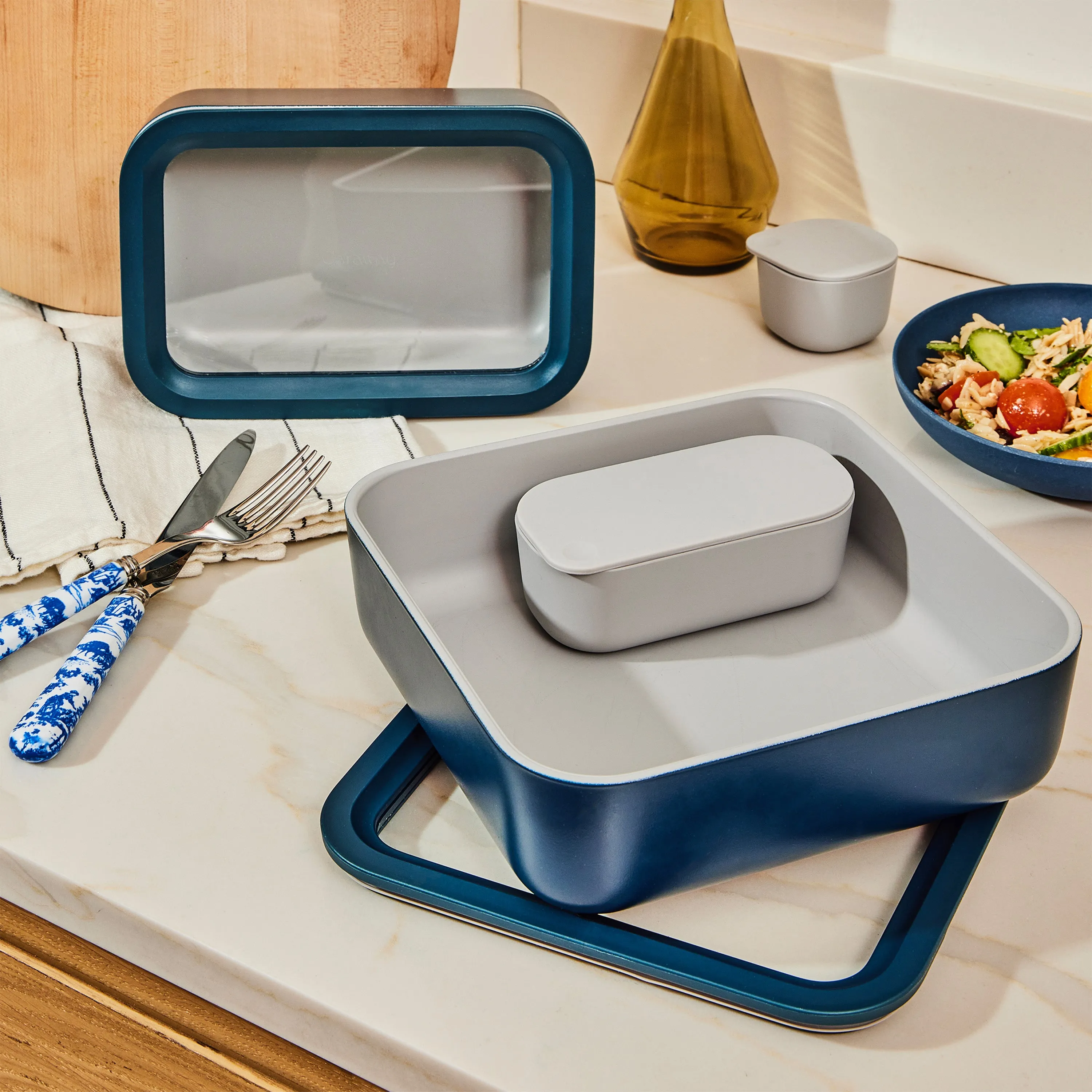 Large Glass Food Container