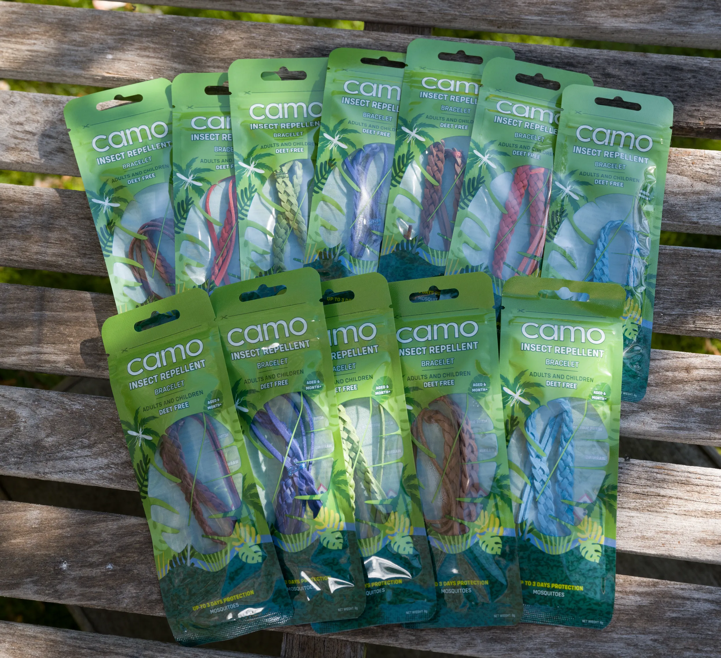 Leather Mosquito Repellent Wristband (12 individually packed bracelets)