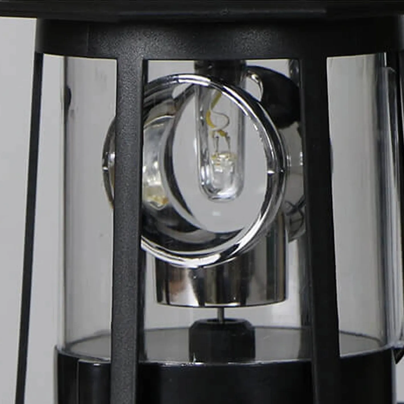 LED Solar Rotating Lighthouse Lantern - Modern Nautical Decor