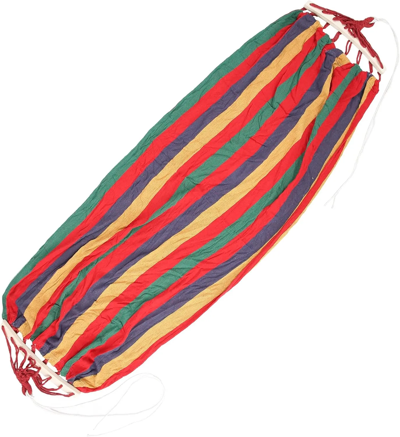 Lightweight Camping Hammock Portable Outdoor Travel Hammock with Hardwood Spreader Bar (Red)