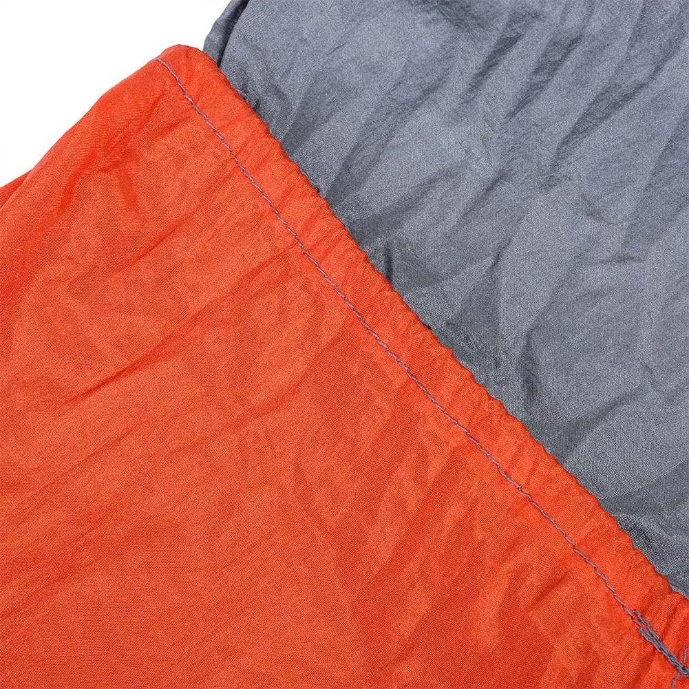 Lightweight Nylon Hammock for Camping Travel, Easy Fixing with Tree Strap, Strong 200kg Loading Capacity, Sturdy and Breathable for Outdoor Relaxing Experience (Grey red)