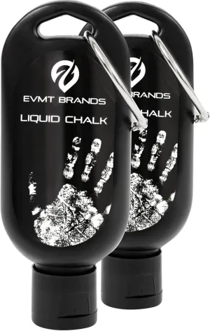Liquid Chalk, Mess Free Gym Chalk for Weightlifting, Gymnastics, Rock Climbing, Dancing. Sweat Resistant and Long Lasting for Stronger Grip.