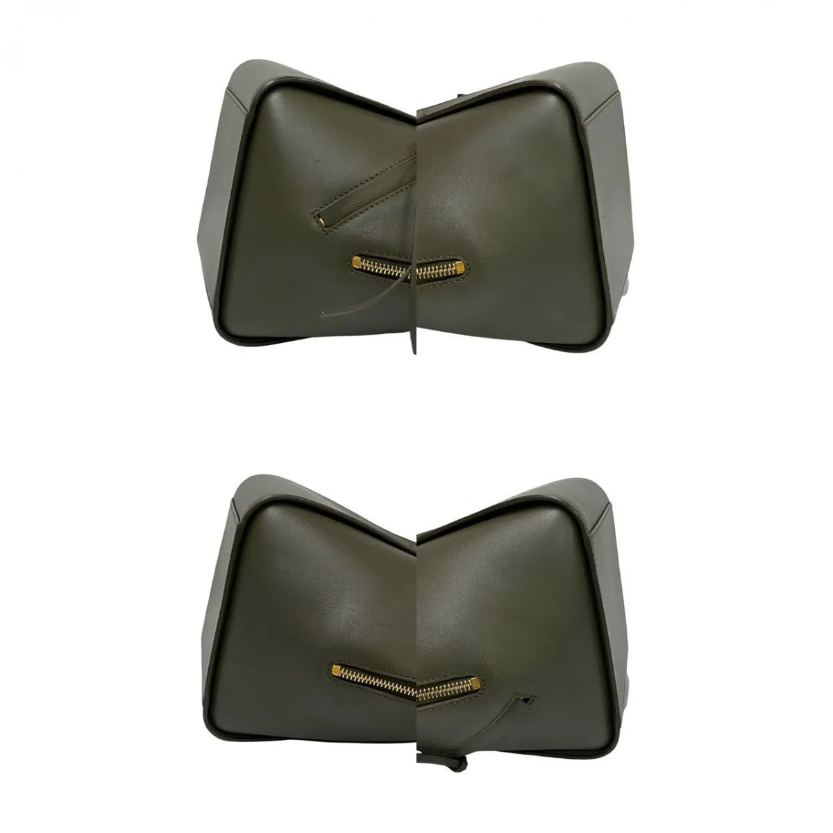 LOEWE Shoulder Bag leather khaki hammock compact