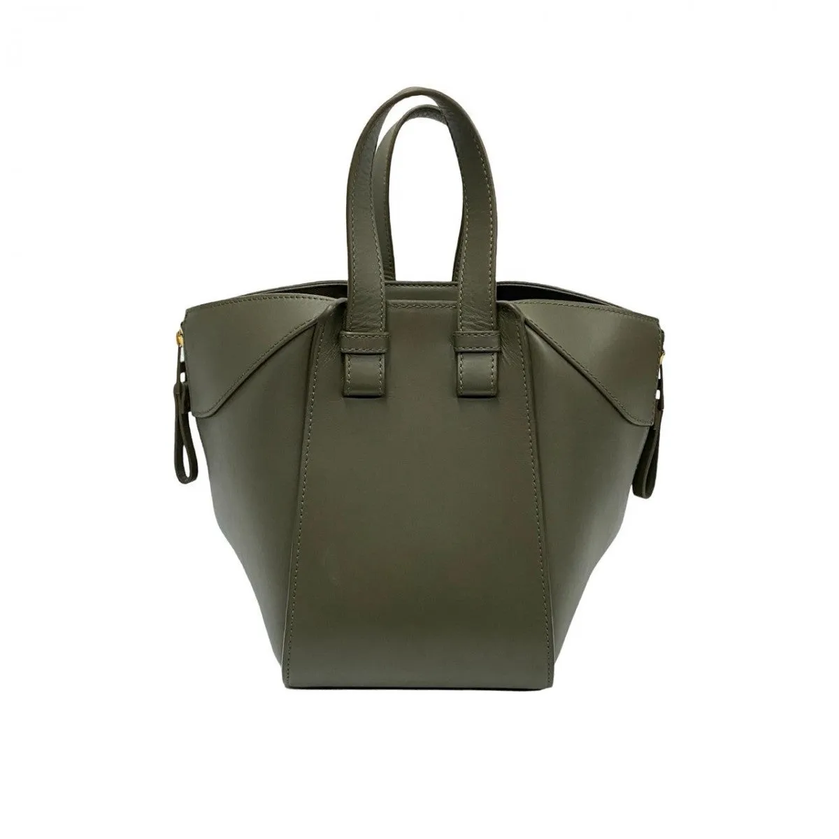 LOEWE Shoulder Bag leather khaki hammock compact