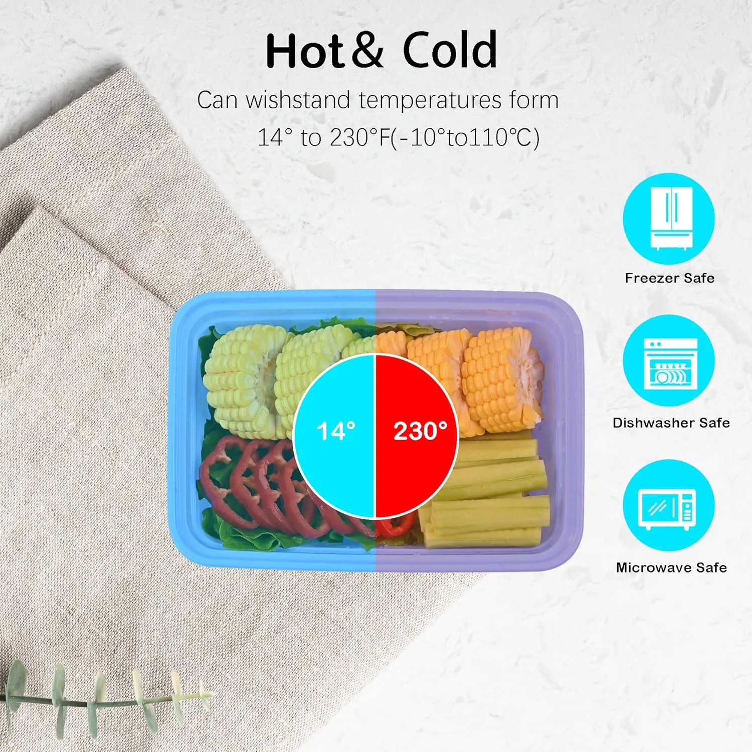 LOKATSE HOME 16 Pack 1 Compartment Multi-Color Meal Prep Food Storage Containers with Lids Reusable Lunch Bento Boxes, BPA Free, Stackable, Microwave/Dishwasher/Freezer Safe (38 oz)
