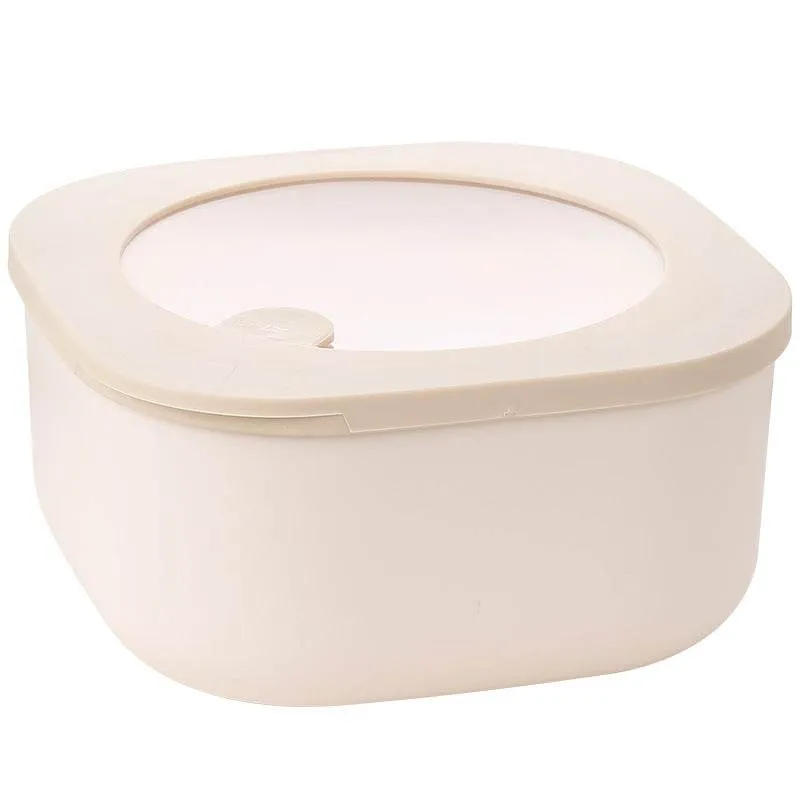 Lunch Box Plastic Refrigerator Storage Box Frozen Microwave Heating Lunch Box Sealed Lunch Box Fresh-keeping Box
