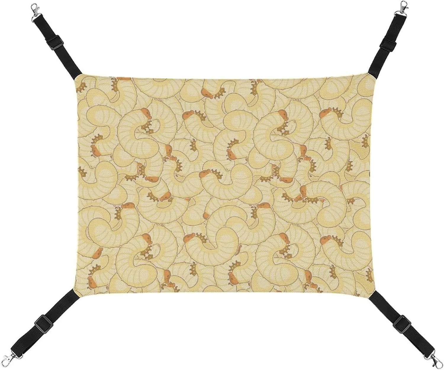 Maggot Beetle Larva Hanging Cat Bed Soft Breathable Pet Hammock for Cage Pet Sleeper for Kitten Ferret Puppy Rabbit, style, 20240327