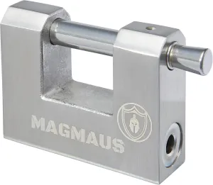Magmaus® RTL70 Heavy Duty Lock for Shipping Container - [Weatherproof] - Secure Outdoor Lock for Storage Unit, Gate, Shed, Fence, Door - 3 Keys