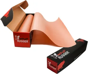 Meat Hugger - Pink Butcher Paper Dispenser Box (24 Inch by 175 Feet Roll) - Heavy Duty Unwaxed Unbleached Food Grade Paper - Smoker Safe, Use Wrap While Cooking For Tender Meat