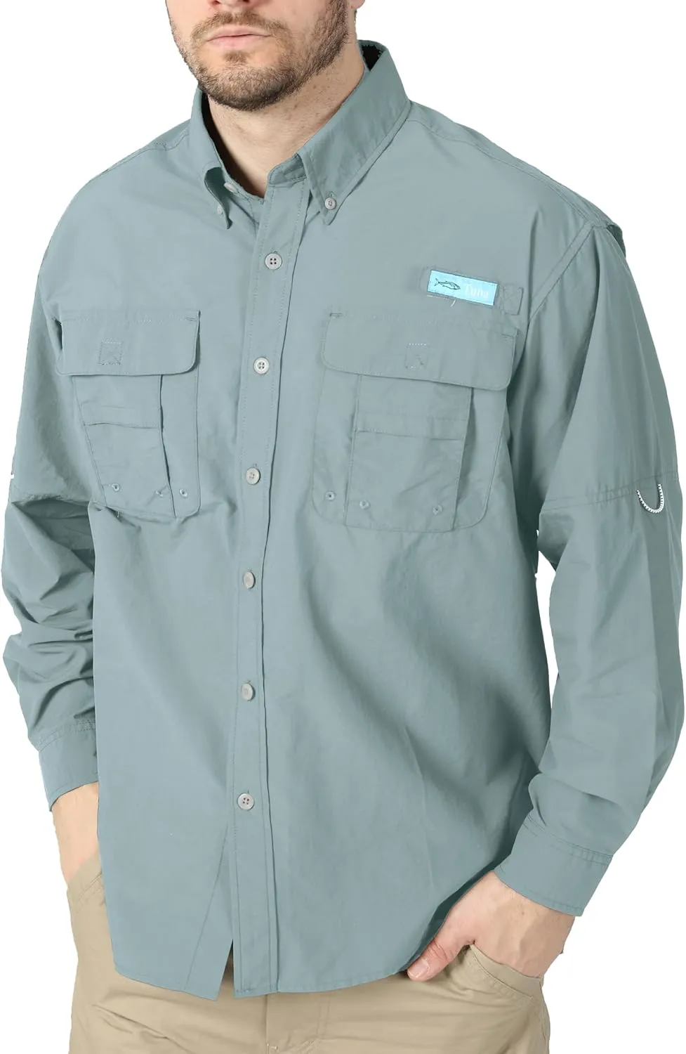 Men's UV UPF 50  Sun Protection Magellan Fishing Waterproof SPF Hiking Camping Long Sleeve Shirts