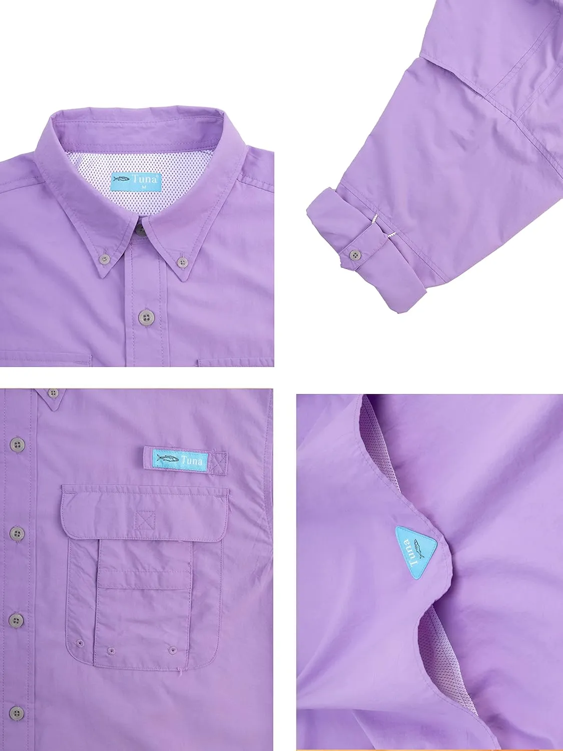 Men's UV UPF 50  Sun Protection Magellan Fishing Waterproof SPF Hiking Camping Long Sleeve Shirts