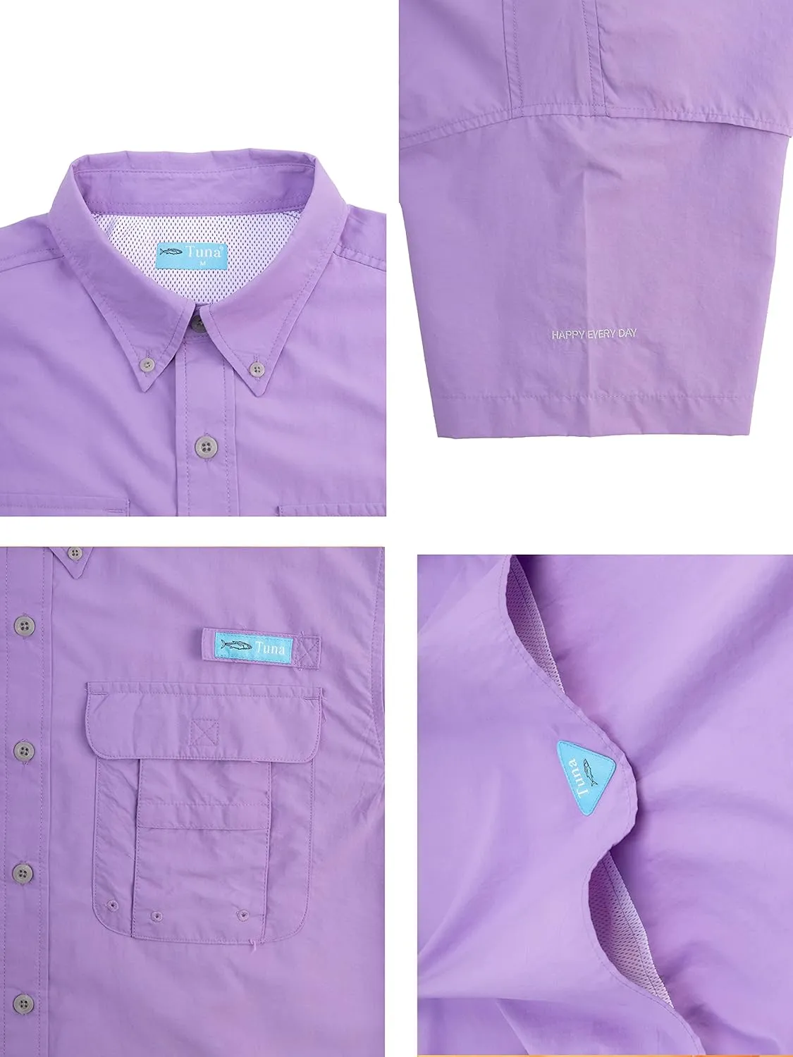 Men's UV UPF 50  Sun Protection Magellan Fishing Waterproof SPF Hiking Camping Short Sleeve Shirts