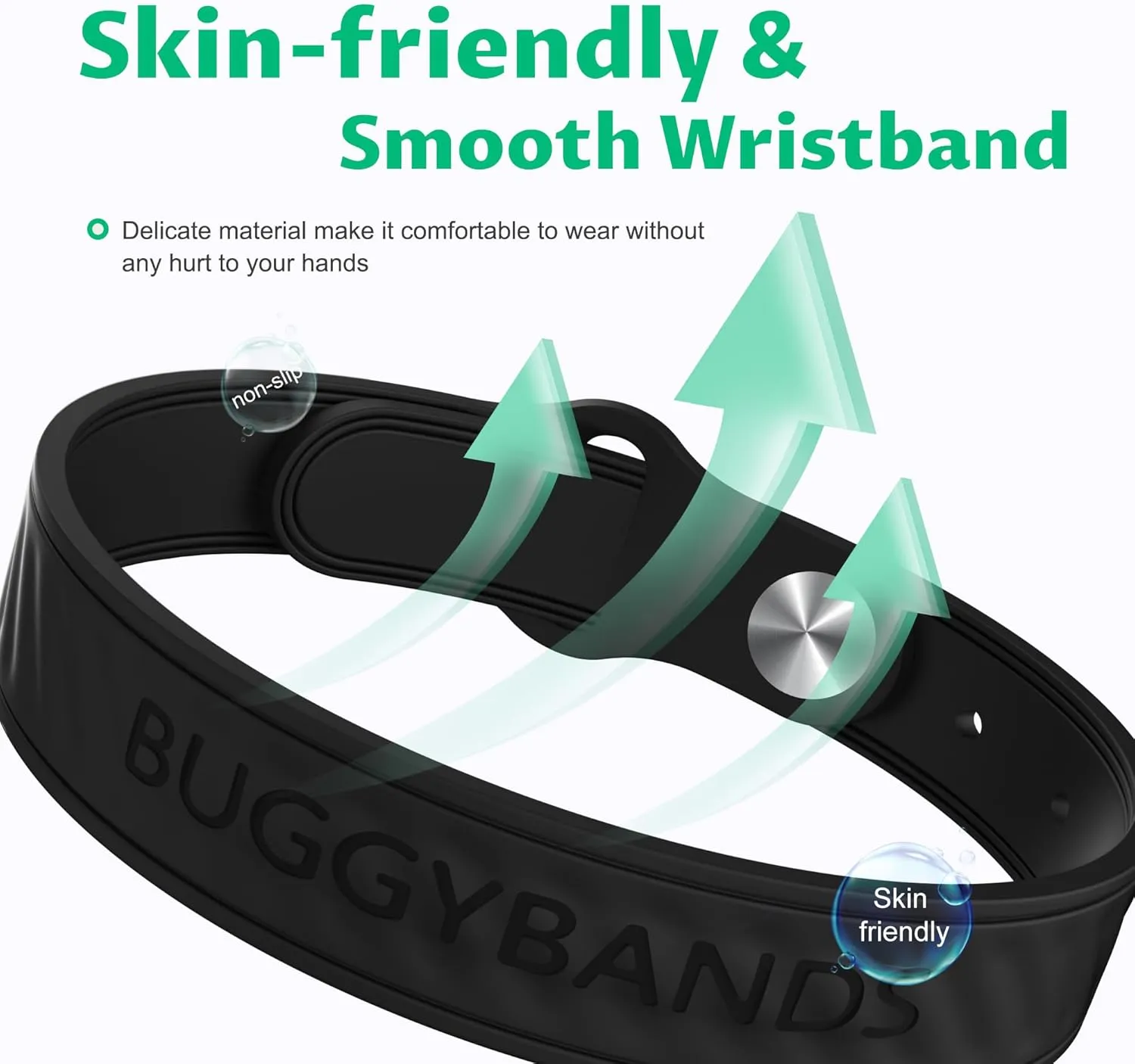 Mosquito Repellent Bracelets, 12 Pack Silicone Mosquito Repellent Bands with DEET Free, Natural & Waterproof Bug Wristbands for Kids and Adults, Outdoor Traveling Protection
