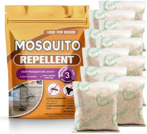Mosquito Repellent Outdoor Patio, Mosquito Outdoor Control, Natural Mosquito Repellent for Yard, Long Lasting Mosquito Repeller-10 Pack