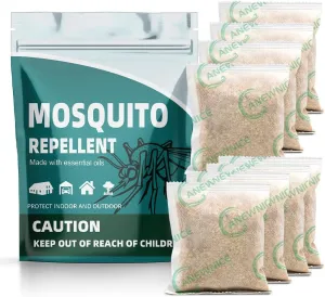 Mosquito Repellent Outdoor Patio, Natural Mosquito Deterrent for Kids/Adults, Mosquitoes Deterrent for Yard, Outdoor Mosquito Control for Room/Travel/Camping/Garage, Keep Mosquito Away-8P