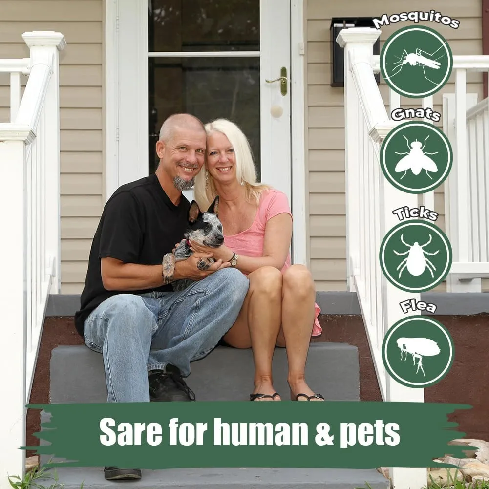 Mosquito Repellent Outdoor,Natural Mosquito Repellant Indoor, Outdoor Mosquito Repellent for Patio,Powerful Mosquito Repellant for Yard, Mosquito Barrier,Mosquito Deterrent,Mosquito Control-8P