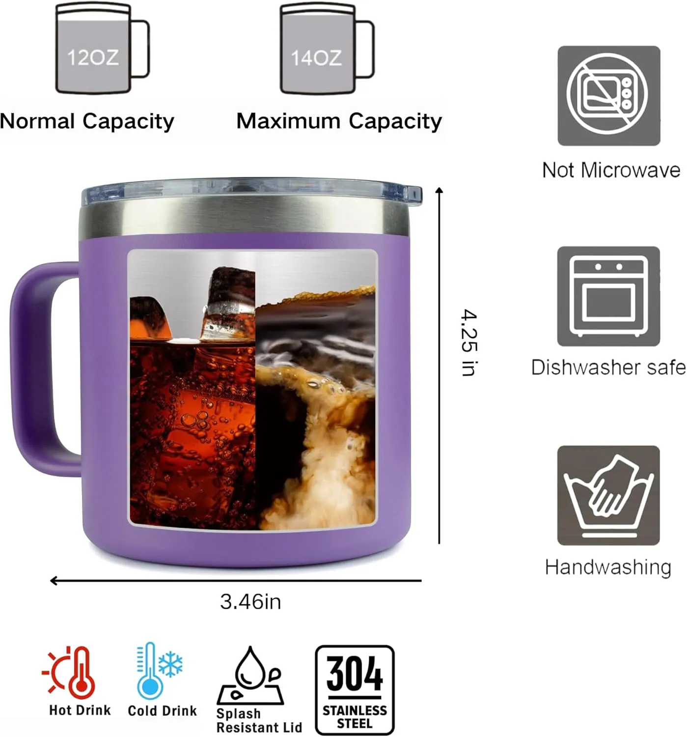 Mothers Day Gifts for Mom from Daughter Son,You're A Really Great Mother Coffee Mug - Birthday Gifts Idea for Moms Women (14OZ Purple)