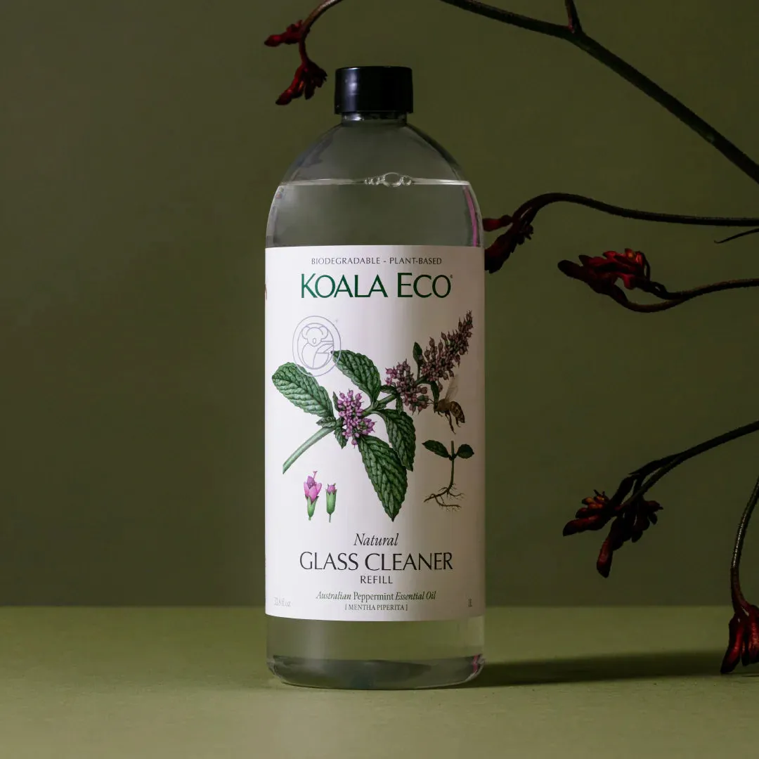 Natural Glass Cleaner - Refill | Peppermint Essential Oil