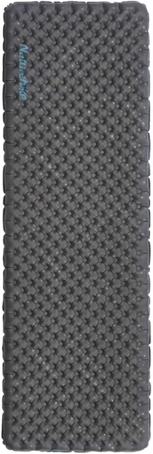 Naturehike Camping Mattress R-Value 5.8 Camp Bed Adults Camp Cot Folding Beds Sleeping Mat Pad Single Adults Foldable 0.88LB/0.4KG Light Hiking Fishing Travel[SGS Certified] (R3.5-Black, Square-Big)